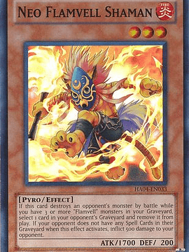 Neo Flamvell Shaman - HA04-EN033 - Super Rare Unlimited