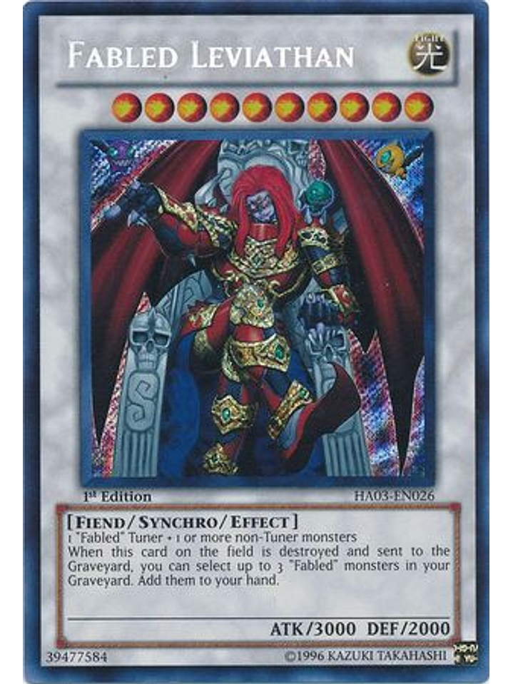 Fabled Leviathan - HA03-EN026 - Secret Rare Unlimited 1