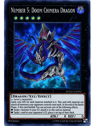 Number 5: Doom Chimera Dragon - DANE-EN092 - Super Rare Unlimited
