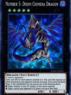 Number 5: Doom Chimera Dragon - DANE-EN092 - Super Rare Unlimited