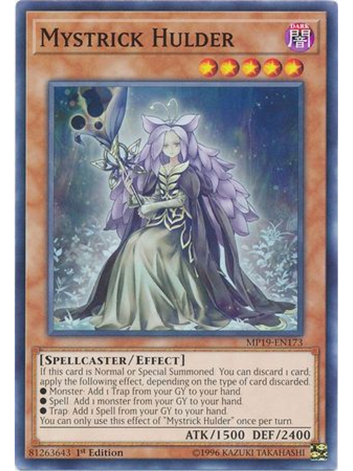 Mystrick Hulder - mp19-en173 - Common 1st Edition 1