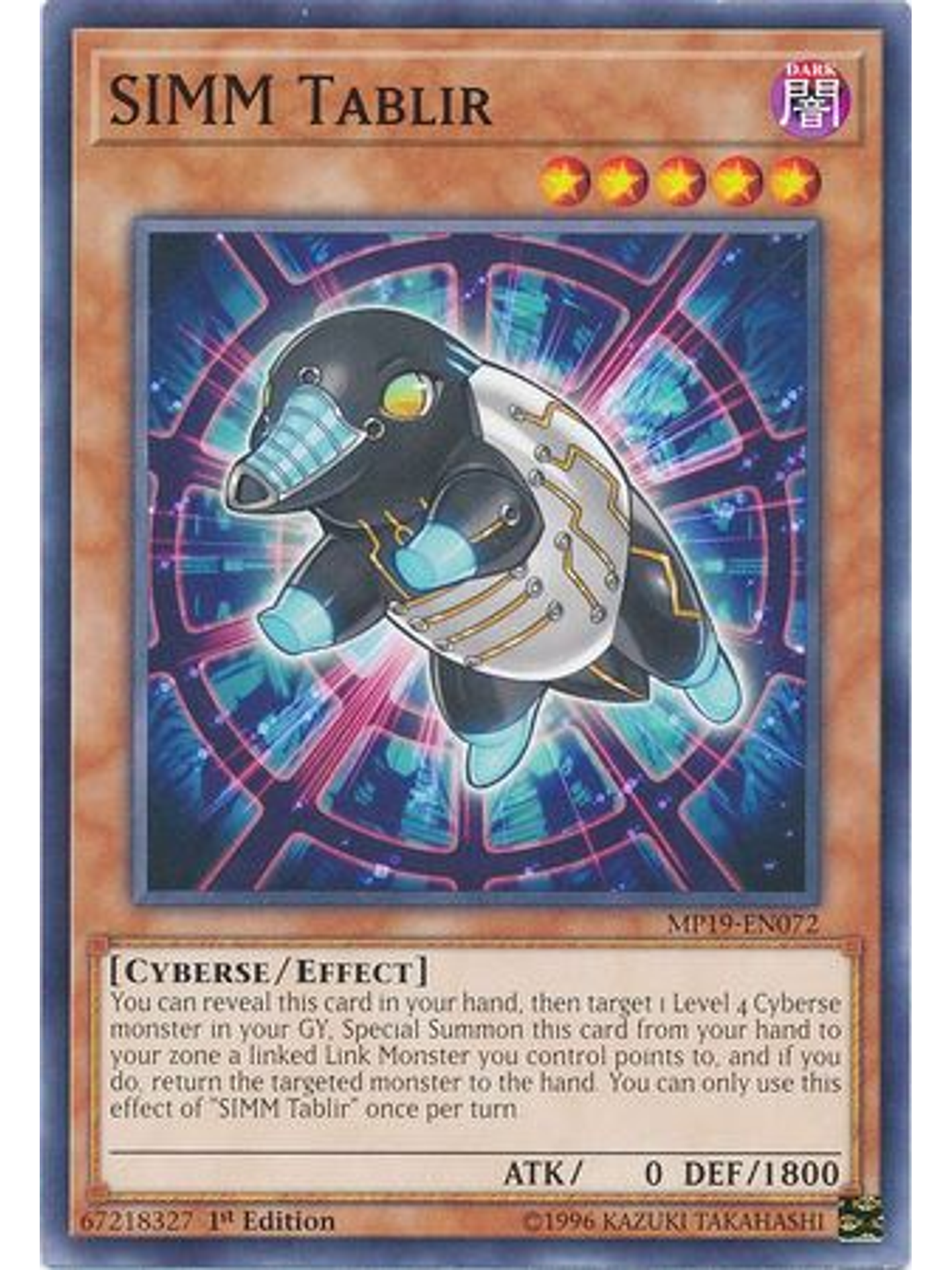 Simm Tablir - mp19-en072 - Common 1st Edition 1