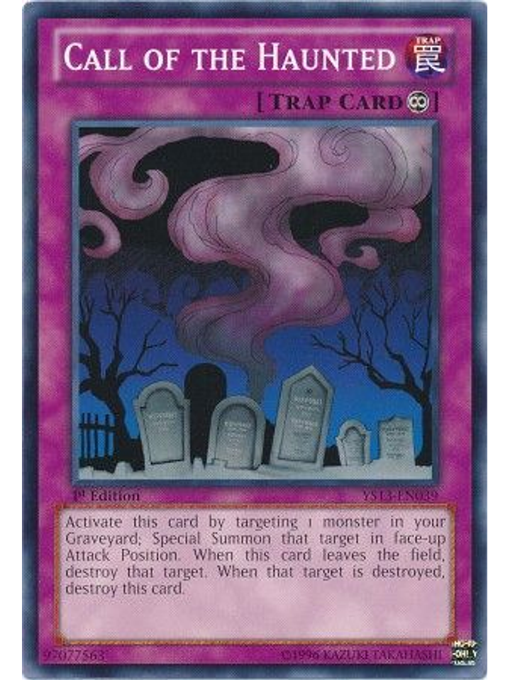 Call Of The Haunted - ys13-en039 - Common 1st Edition 1