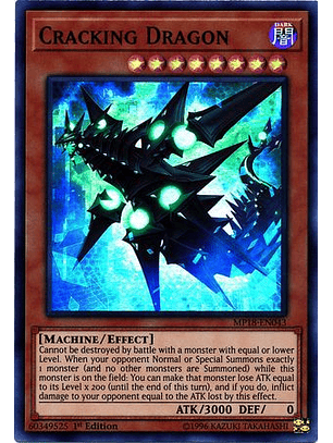 Cracking Dragon - MP18-EN043 - Super Rare 1st Edition