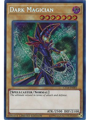 Carta Yu-Gi-Oh! Dark Magician TN23-EN001 – Rarità Quarter Century Secret, Edizione Limitata Gialla