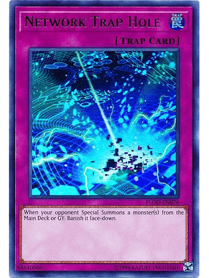 Network Trap Hole - FLOD-EN076 - Ultra Rare Unlimited