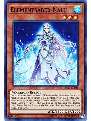 Elementsaber Nalu - FLOD-EN021 - Super Rare Unlimited