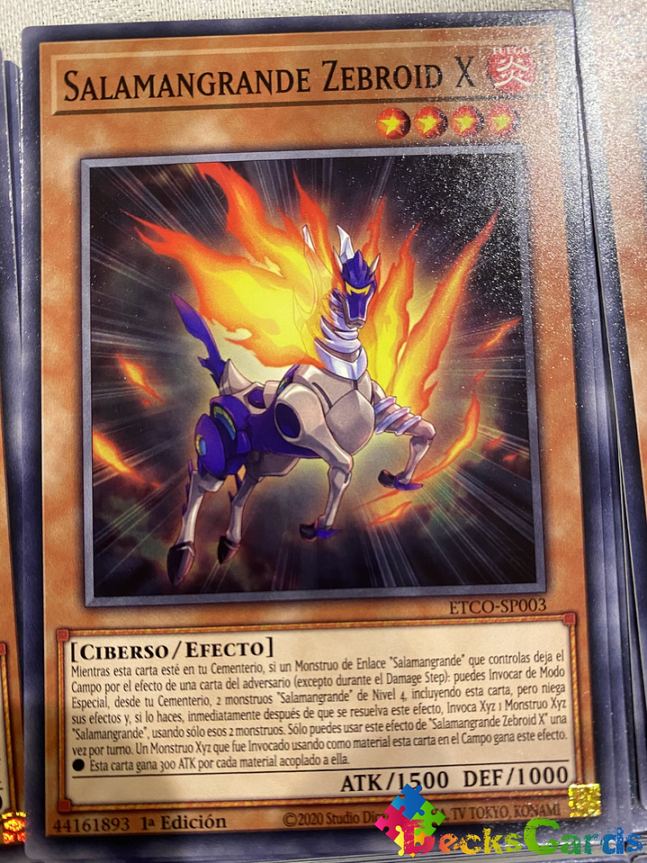Salamangreat Zebroid X - ETCO-EN003 - Common 1st Edition 1