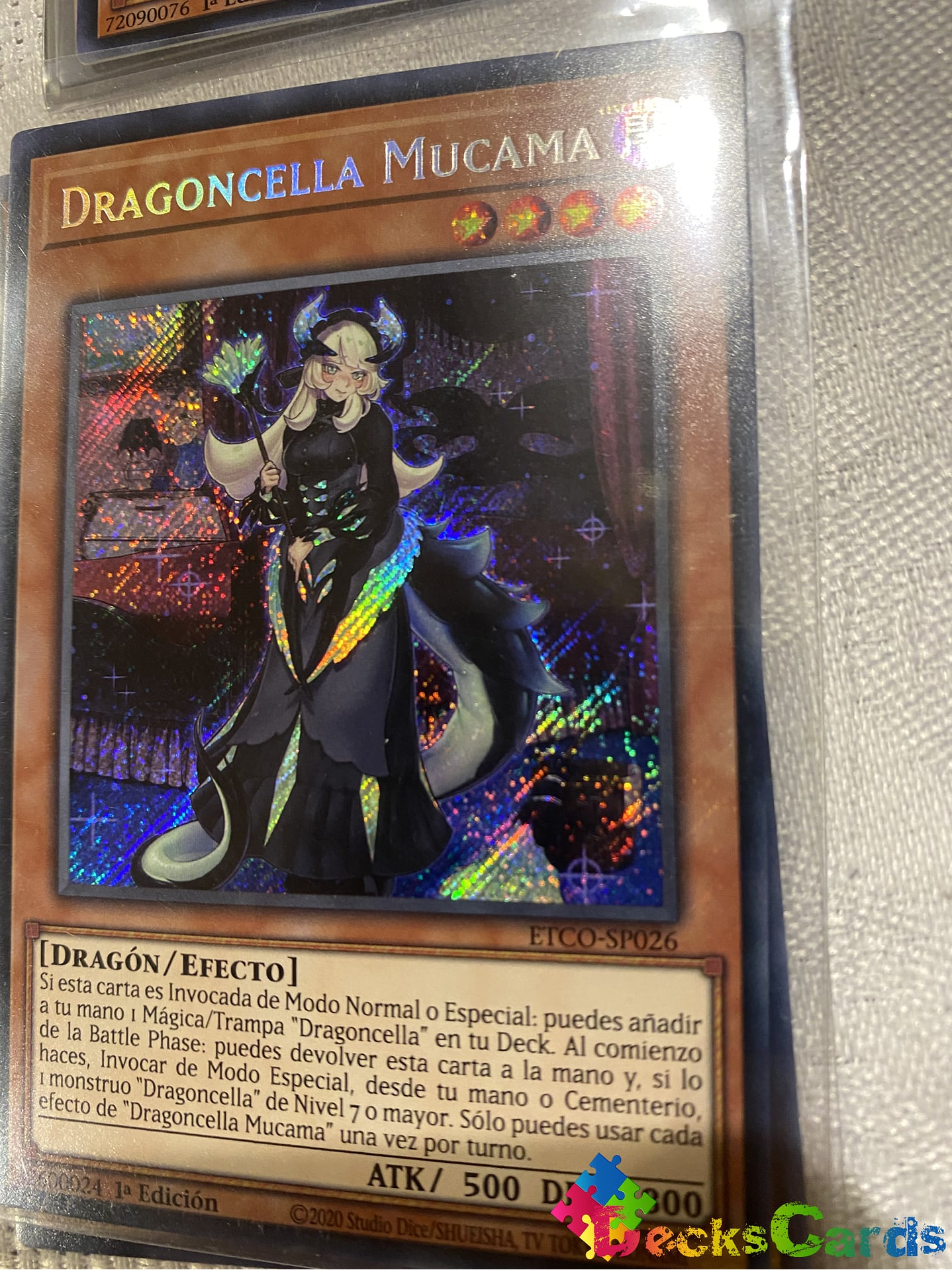 Chamber Dragonmaid - ETCO-EN026 - Secret Rare 1st Edition 1