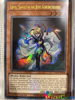 Loptr, Shadow of the Generaider Bosses - ETCO-EN028 - Ultra Rare 1st Edition