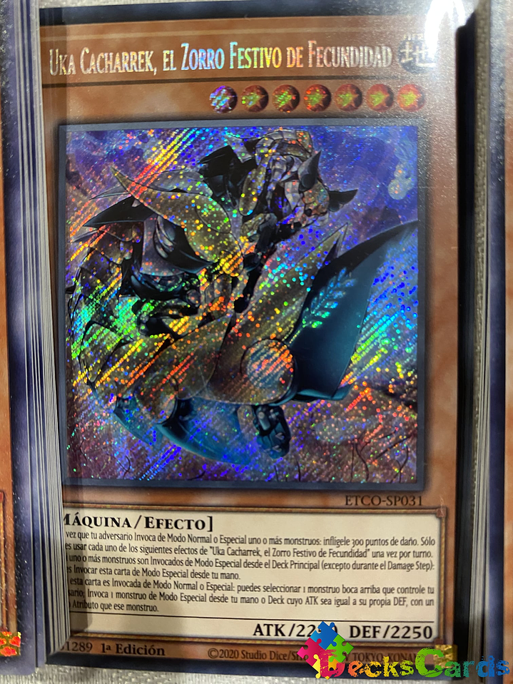 Gizmek Uka, the Festive Fox of Fecundity - ETCO-EN031 - Secret Rare 1st Edition 1