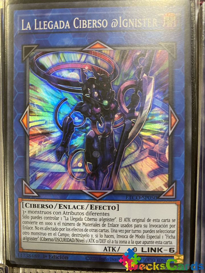 The Arrival Cyberse @Ignister - ETCO-EN050 - Super Rare 1st Edition 1