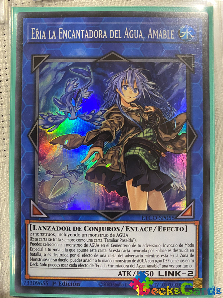 Eria the Water Charmer, Gentle - ETCO-EN055 - Super Rare 1st Edition 1