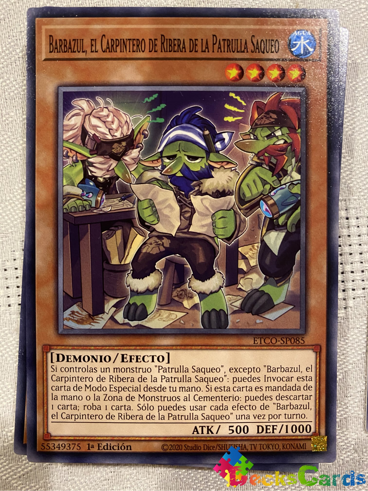 Bluebeard, the Plunder Patroll Shipwright - ETCO-EN085 - Common 1st Edition 1