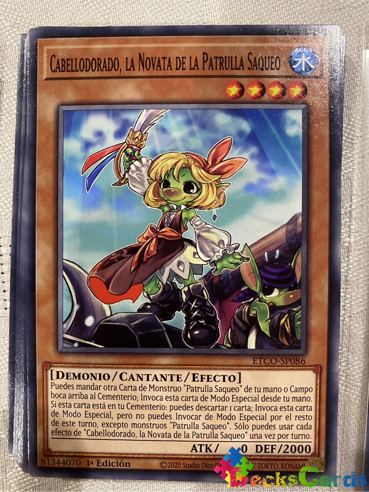 Goldenhair, the Newest Plunder Patroll - ETCO-EN086 - Common 1st Edition 1