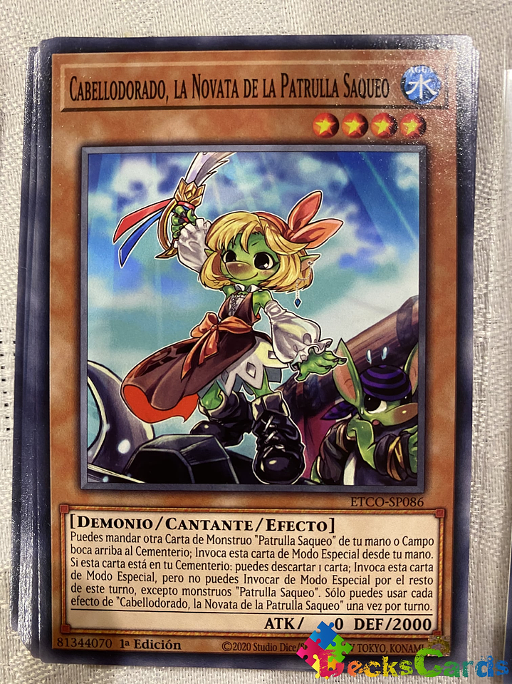 Goldenhair, the Newest Plunder Patroll - ETCO-EN086 - Common 1st Edition 1