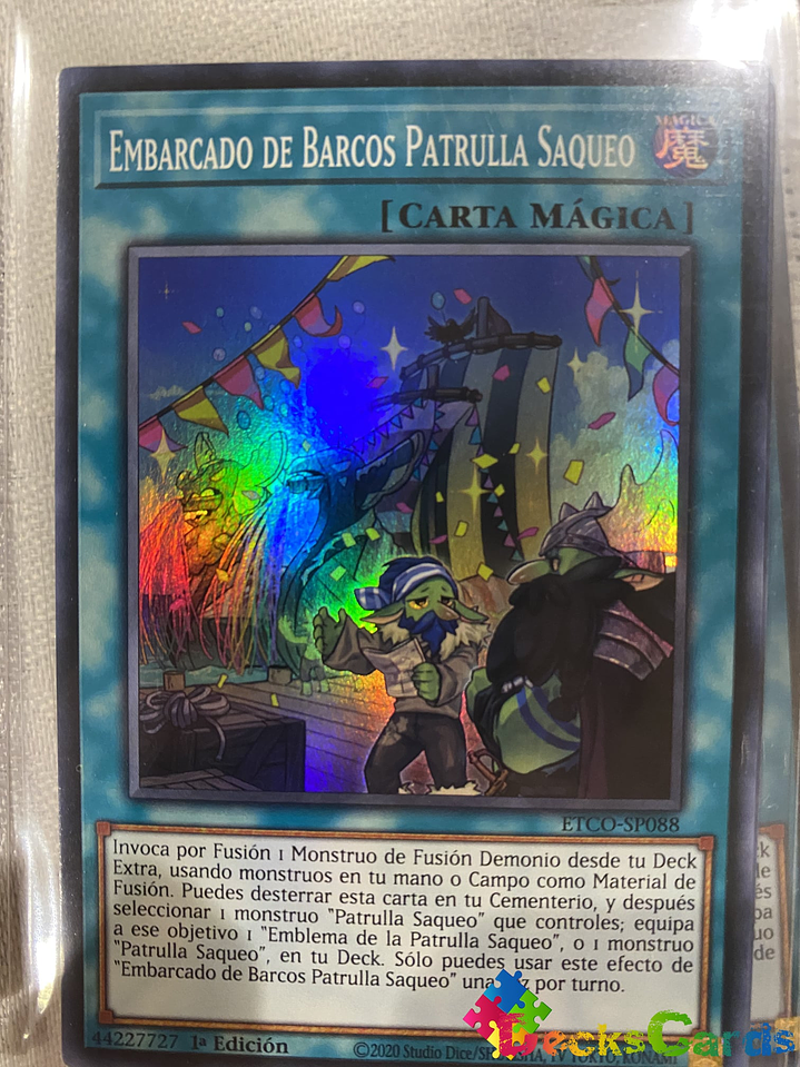 Plunder Patroll Shipshape Ships Shipping - ETCO-EN088 - Super Rare 1st Edition 1