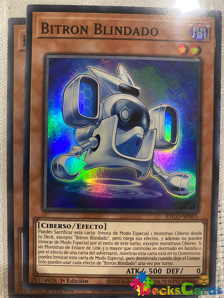 Armored Bitron - ETCO-EN095 - Super Rare 1st Edition 1