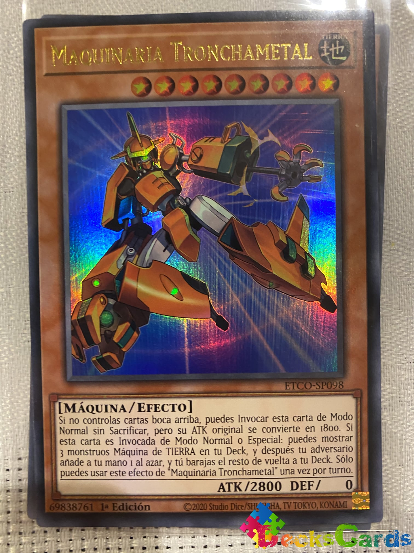 Machina Metalcruncher - ETCO-EN098 - Ultra Rare 1st Edition 1