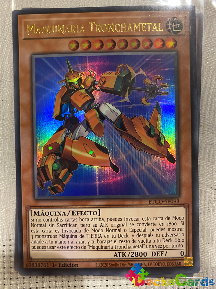 Machina Metalcruncher - ETCO-EN098 - Ultra Rare 1st Edition 1