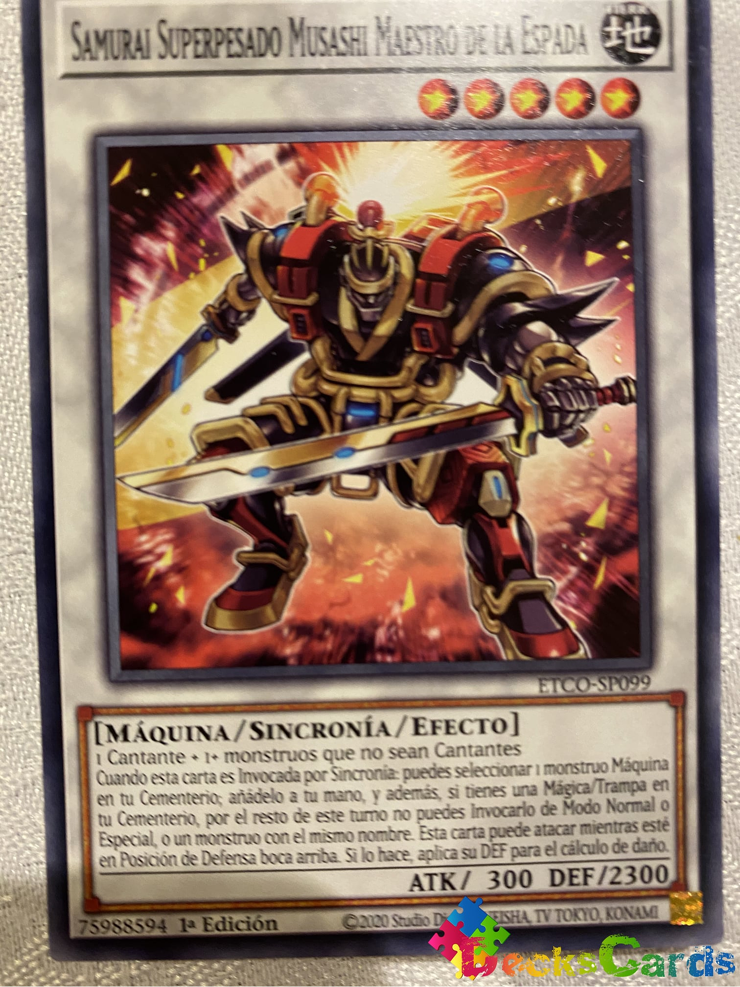 Superheavy Samurai Swordmaster Musashi - ETCO-EN099 - Common 1st Edition 1