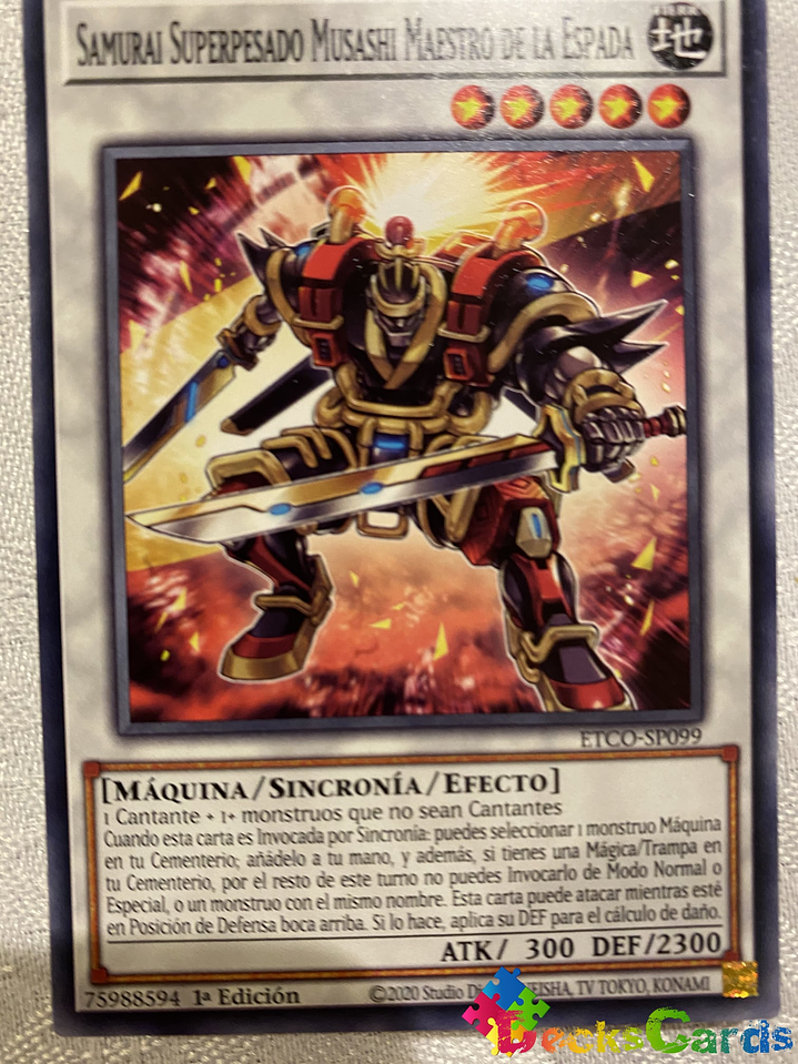 Superheavy Samurai Swordmaster Musashi - ETCO-EN099 - Common 1st Edition 1