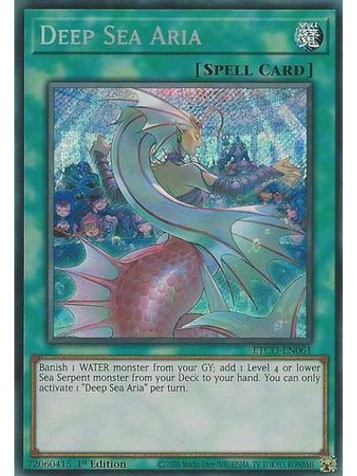Deep Sea Aria - ETCO-EN061 - Secret Rare 1st Edition 1