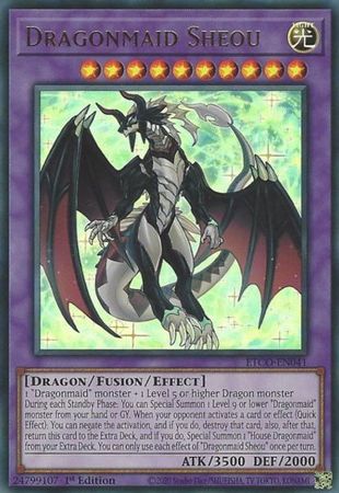 Dragonmaid Sheou - ETCO-EN041 - Ultra Rare 1st Edition