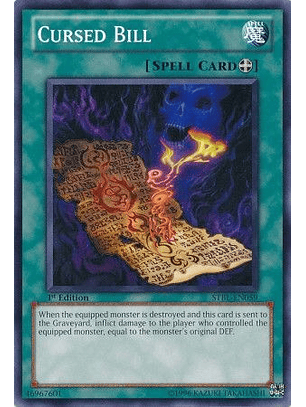 Cursed Bill - STBL-EN059 - Common 1st Edition