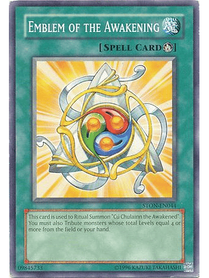Emblem of the Awakening - STON-EN044 - Common Unlimited