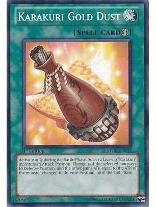 Karakuri Gold Dust - STOR-EN053 - Common 1st Edition