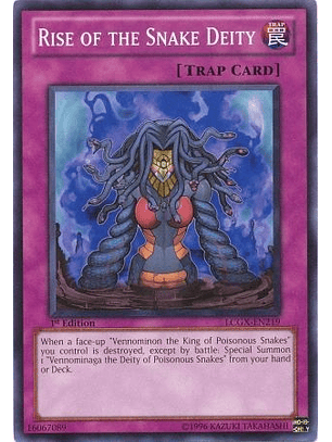 Rise of the Snake Deity - LCGX-EN219 - Common 1st Edition