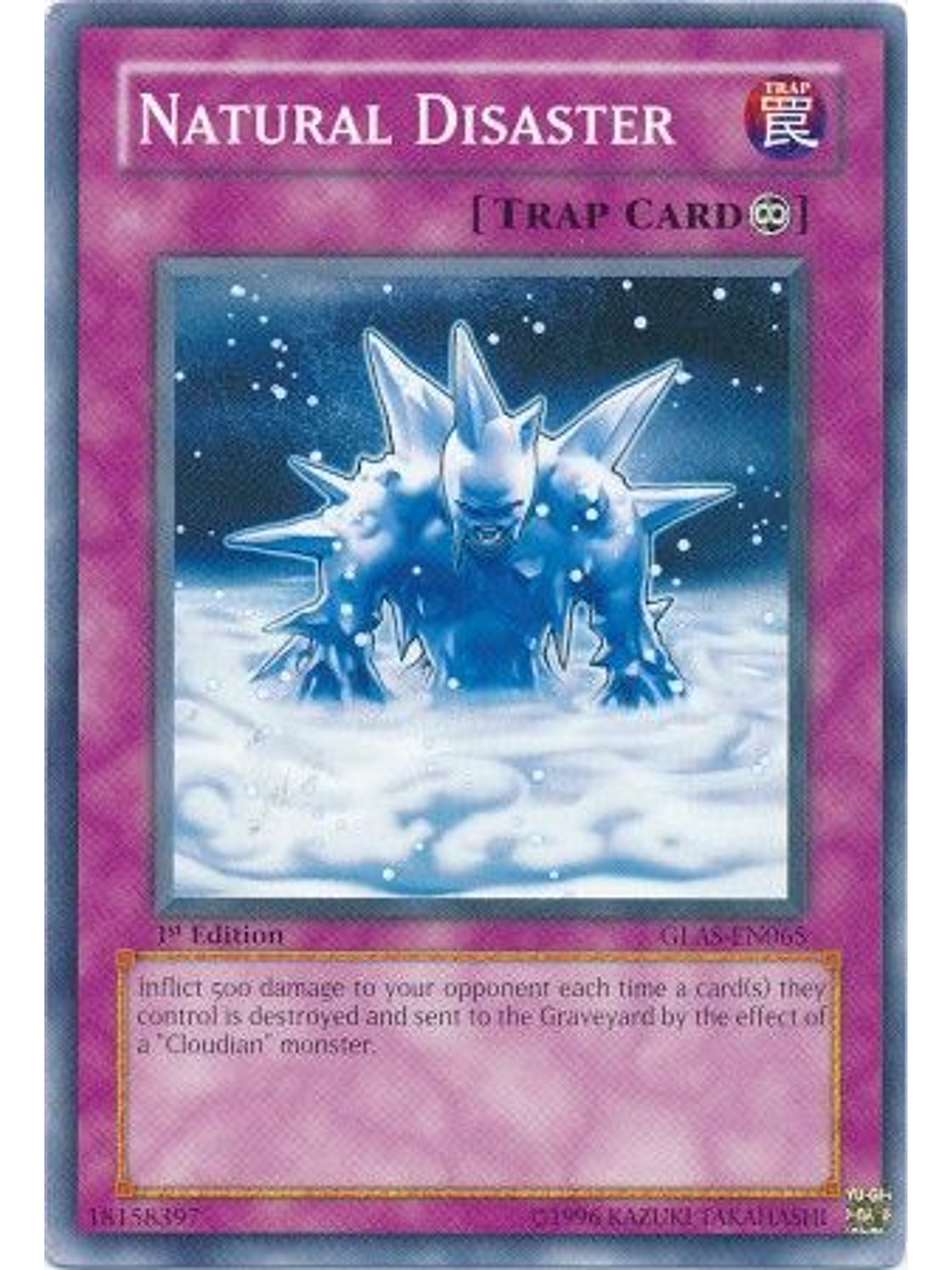 Natural Disaster - GLAS-EN065 - Common 1st Edition 1