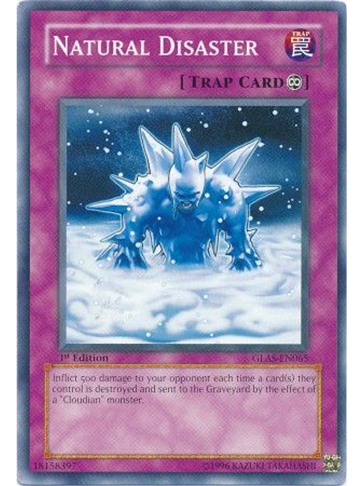 Natural Disaster - GLAS-EN065 - Common 1st Edition 1