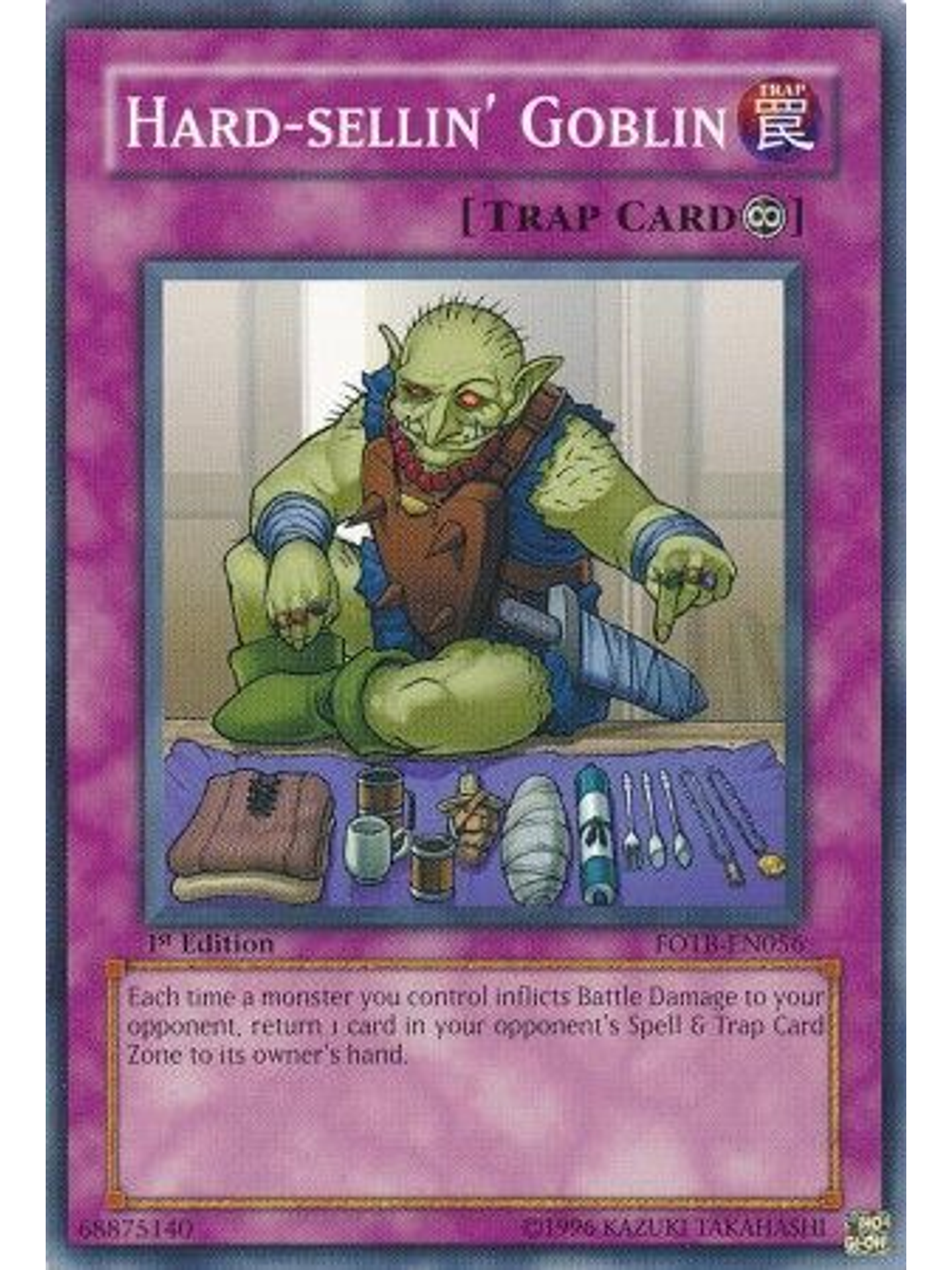 Hard-sellin' Goblin - FOTB-EN056 - Common 1st Edition 1