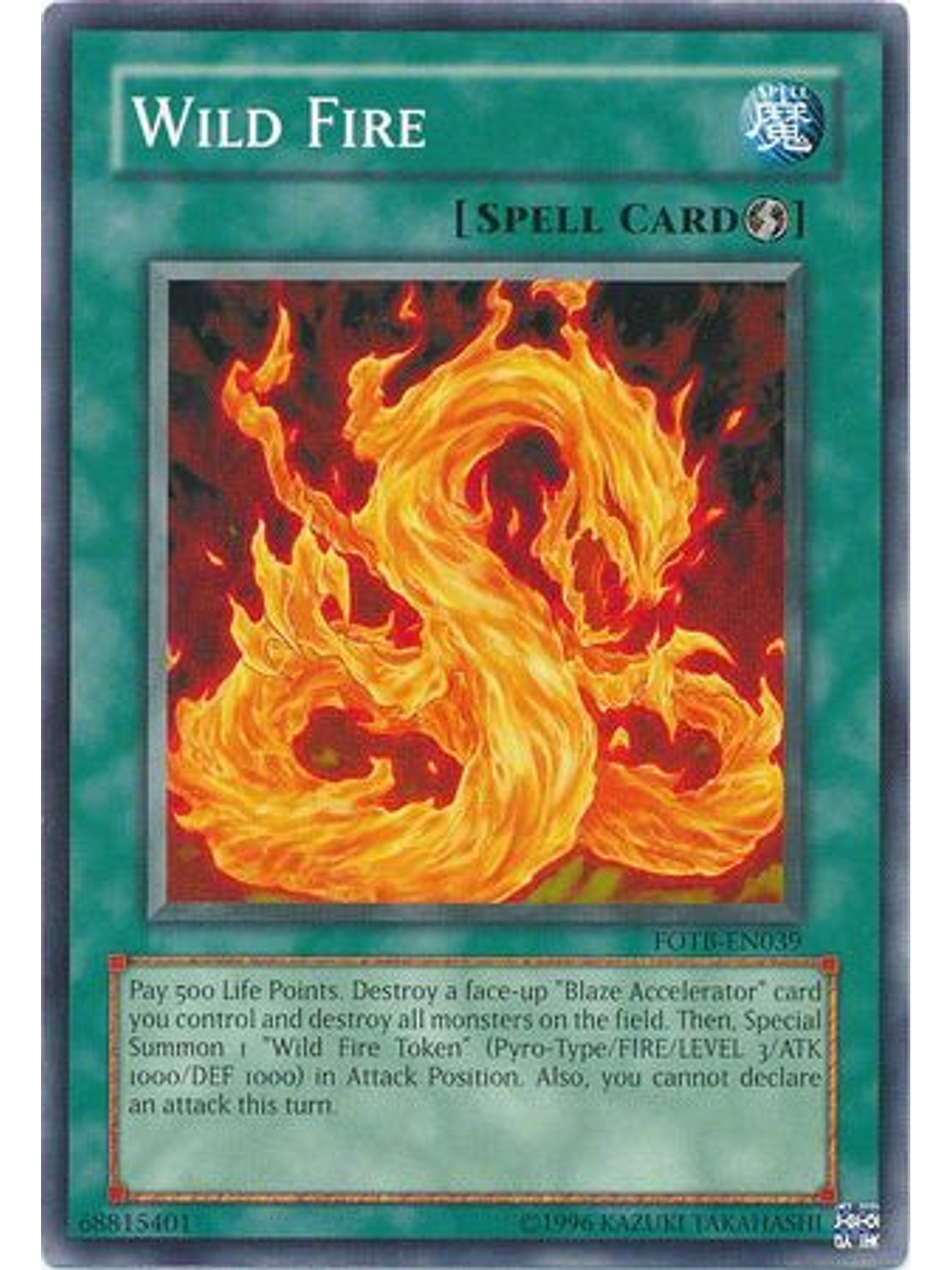 Wild Fire - FOTB-EN039 - Common Unlimited 1