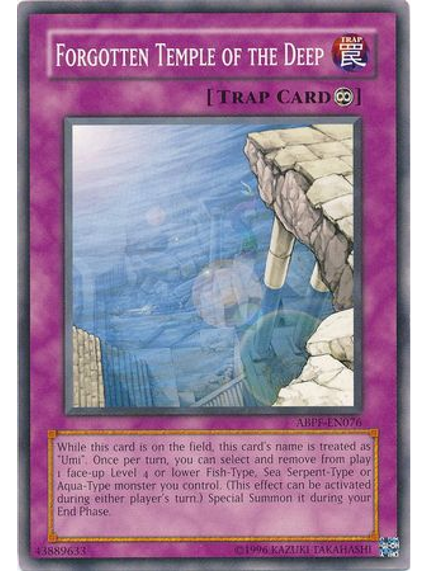 Forgotten Temple of the Deep - ABPF-EN076 - Common Unlimited 1