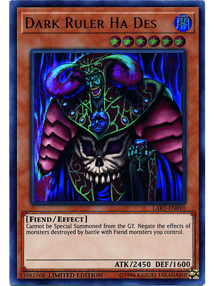 Dark Ruler Ha Des - LART-EN010 - Ultra Rare Limited Edition