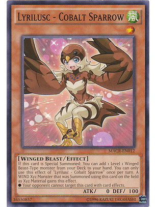 Lyrilusc - Cobalt Sparrow - MACR-EN012 - Common Unlimited