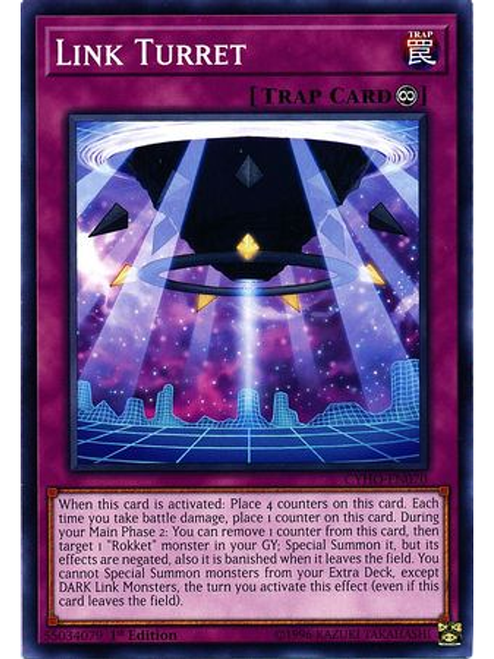 Link Turret - CYHO-EN070 - Common 1st Edition 1