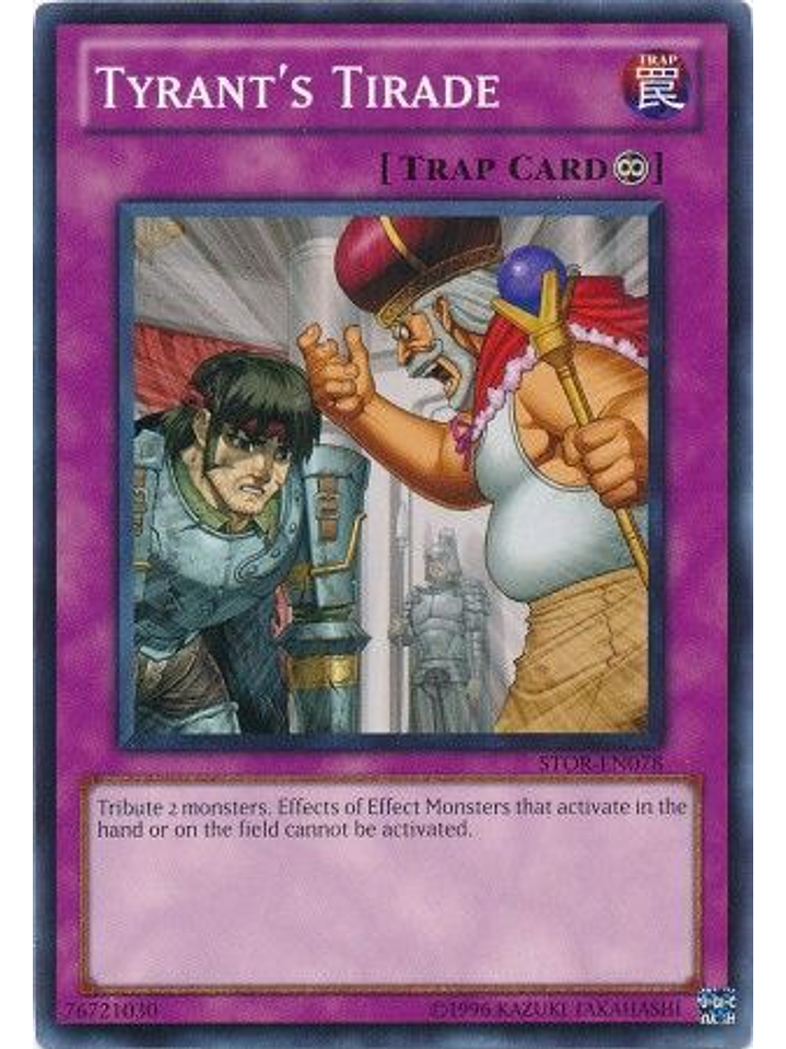 Tyrant's Tirade - STOR-EN078 - Common Unlimited 1