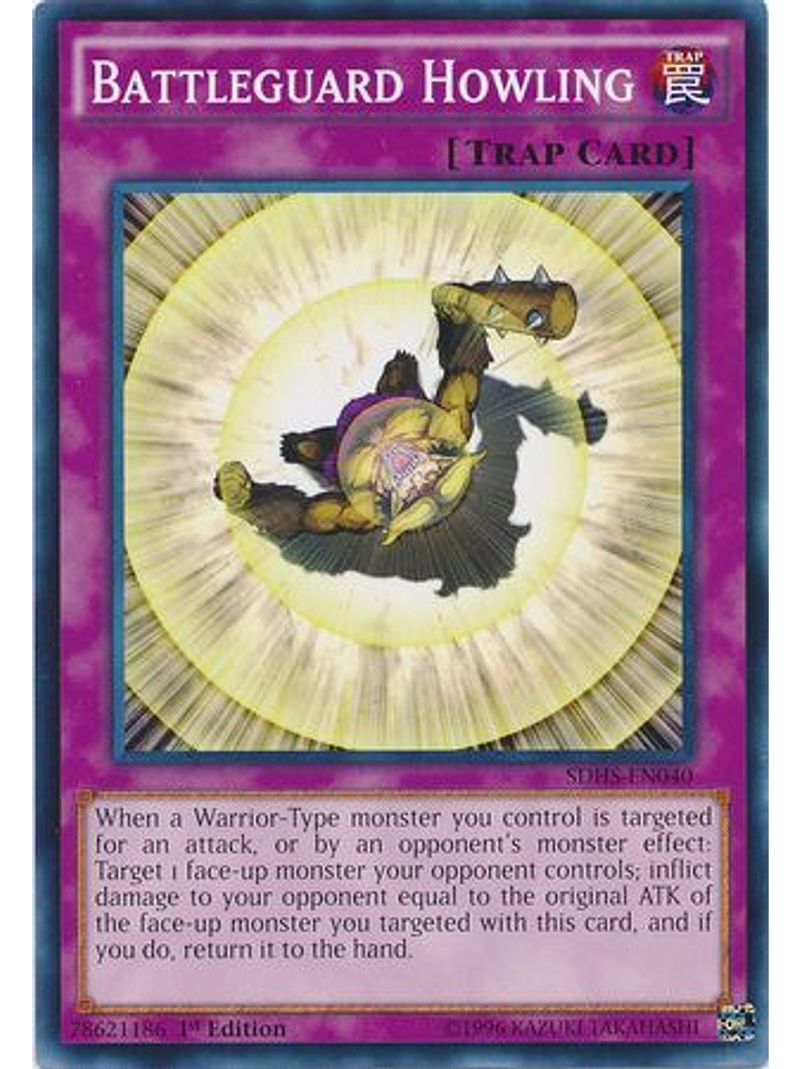 Battleguard Howling - SDHS-EN040 - Common 1st Edition 1