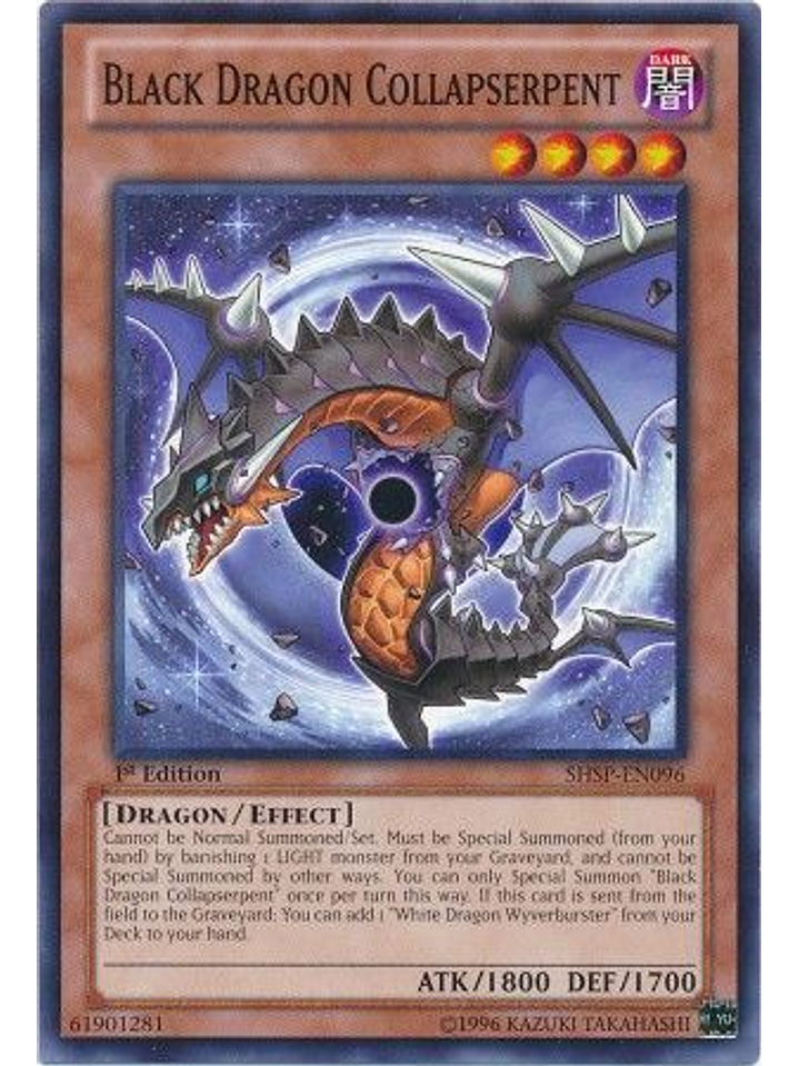 Black Dragon Collapserpent - SHSP-EN096 - Common 1st Edition 1