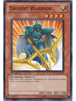 Trident Warrior - YS11-EN019 - Common 1st Edition