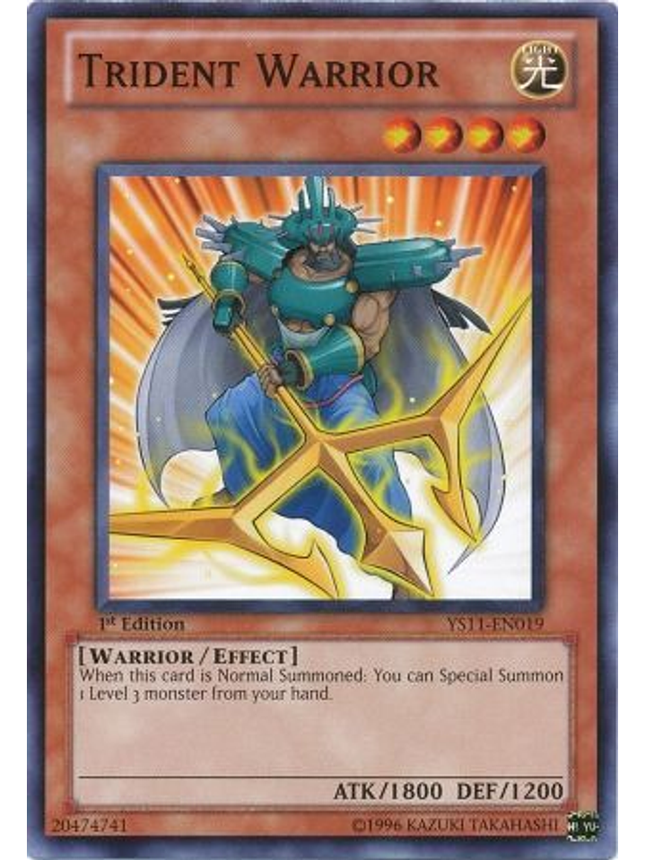 Trident Warrior - YS11-EN019 - Common 1st Edition 1