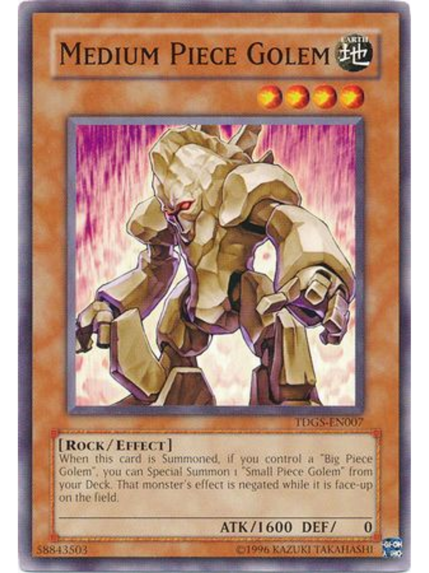 Medium Piece Golem - TDGS-EN007 - Common Unlimited 1
