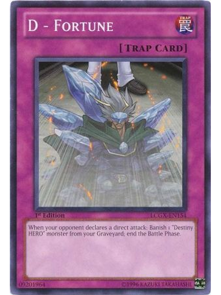 D - Fortune - LCGX-EN154 - Common 1st Edition 1