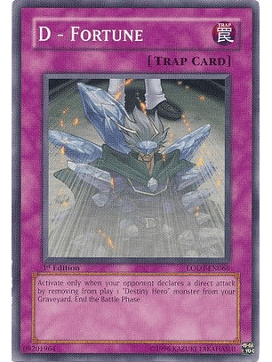 D - Fortune - LODT-EN066 - Common 1st Edition