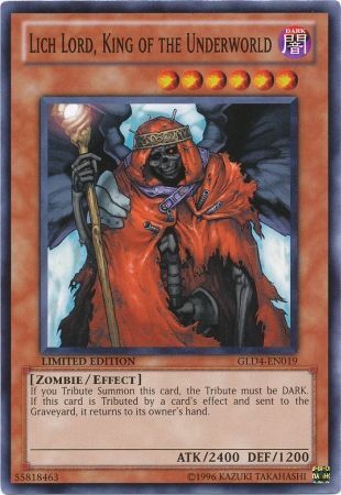 Lich Lord, King of the Underworld - GLD4-EN019 - Common