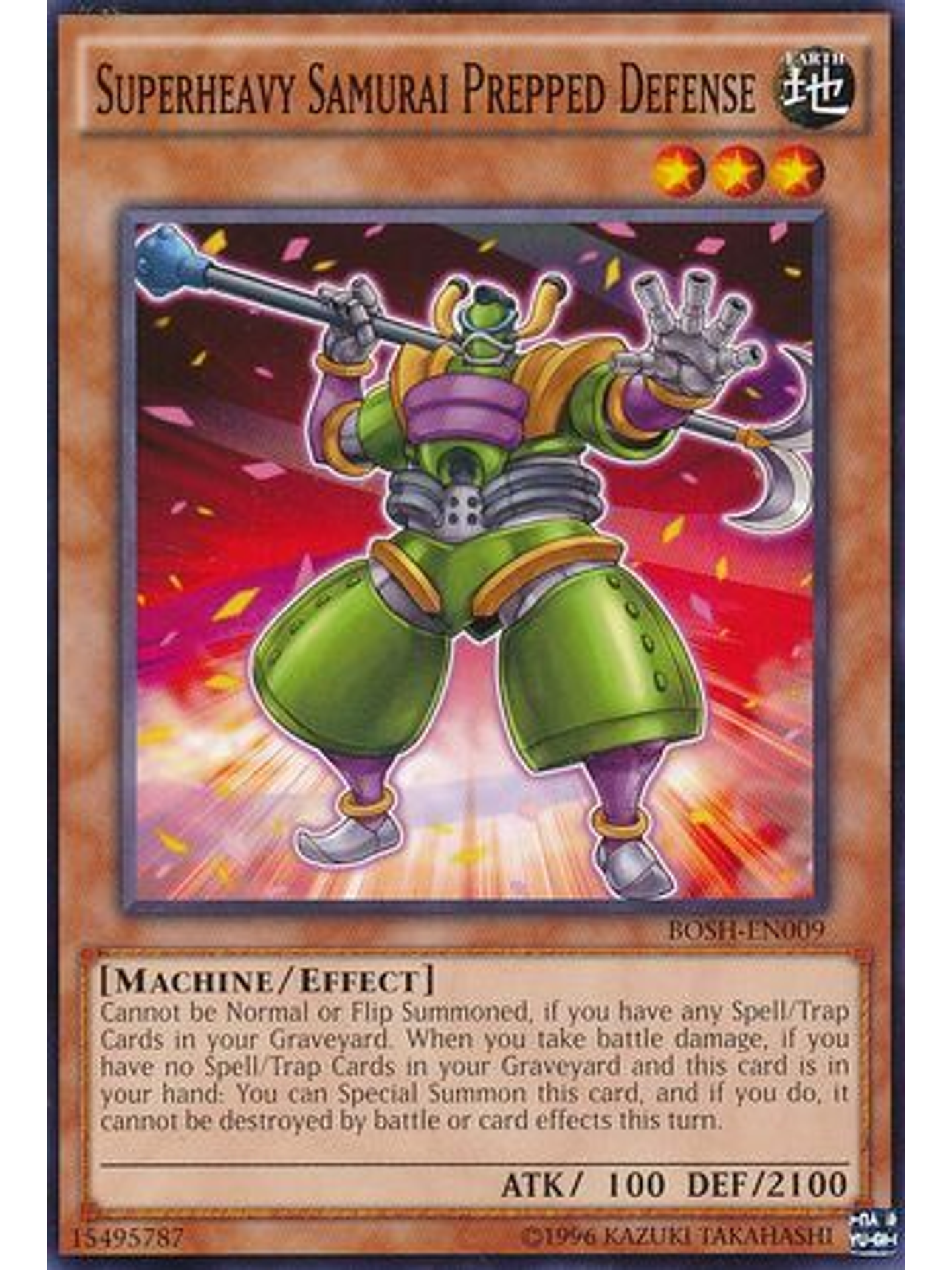 Superheavy Samurai Prepped Defense - BOSH-EN009 - Common Unlimited 1